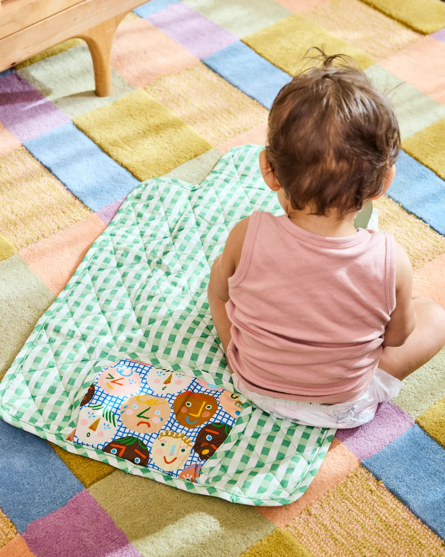 Kip and Co Cheer Up change mat - print pattern detail
