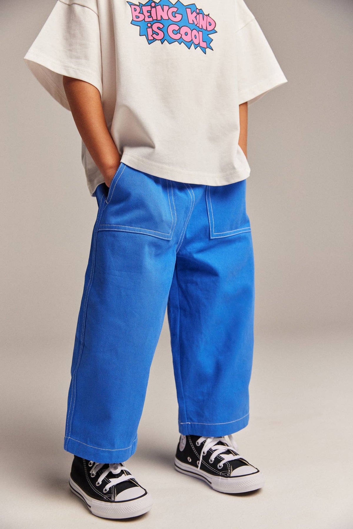BBOBBIE - Harry Pant in Blue — product detail shot