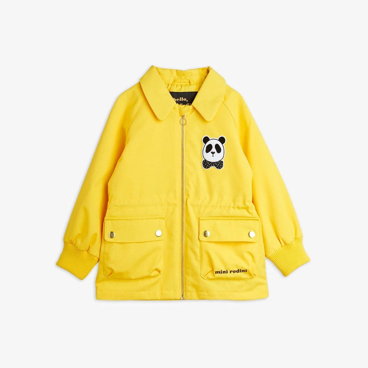Mini Rodini - Panda jacket — front view flat lay