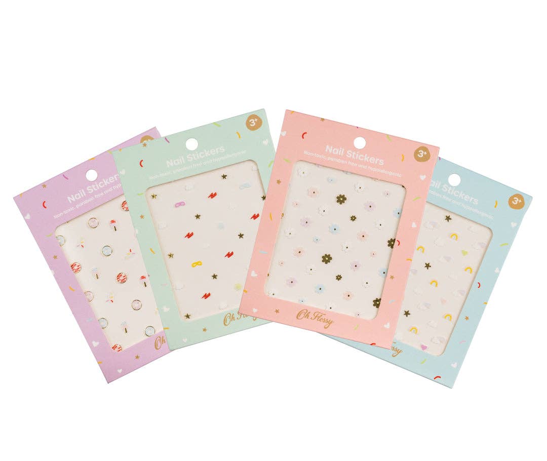 Oh Flossy Nail Stickers Disco Fever - stickers on nails