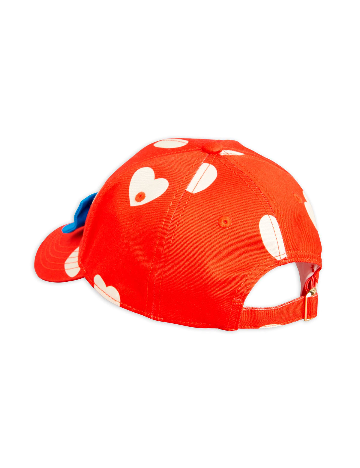 Mini Rodini - Hearts aop bow cap — styled lifestyle shot