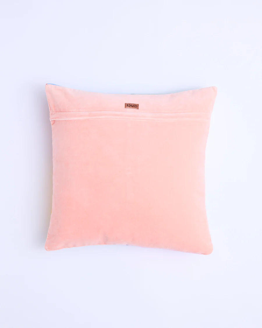 Kip and Co Lustre velvet cushion - additional bedroom setting