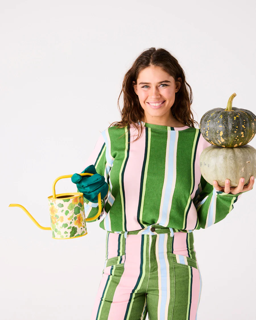 Kip and Co Nasturtium watering can - garden lifestyle shot