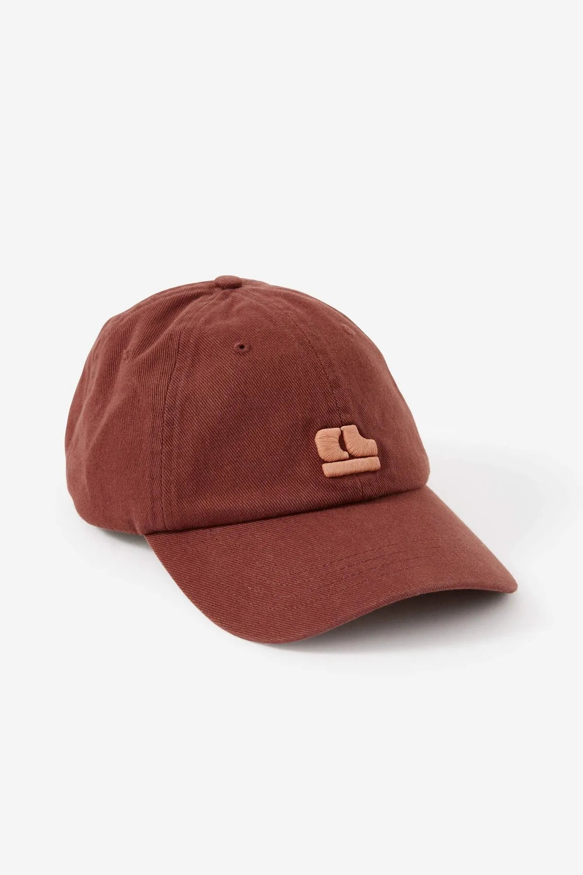 Ceres Life - Monogram Cap in Burnt Toffee/Pink Clay — product detail shot
