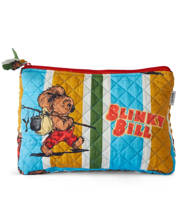 Kip & Co x Blinky Bill HOME | Adventures With Blinky Quilted Cotton Toiletry Purse