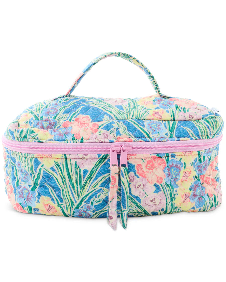 Kip and Co Anna Spiro Gladiolus toiletry case - front view