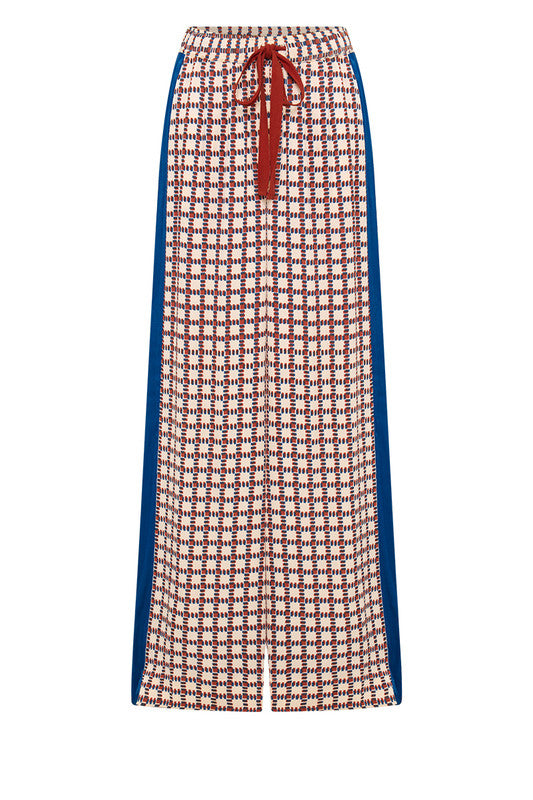 Bohemian Traders | Drawstring Pant in Cubist Check