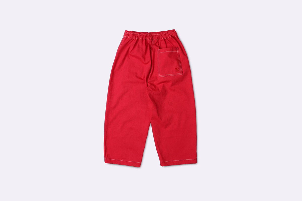 BBOBBIE - Harry Pant in Red — close-up detail