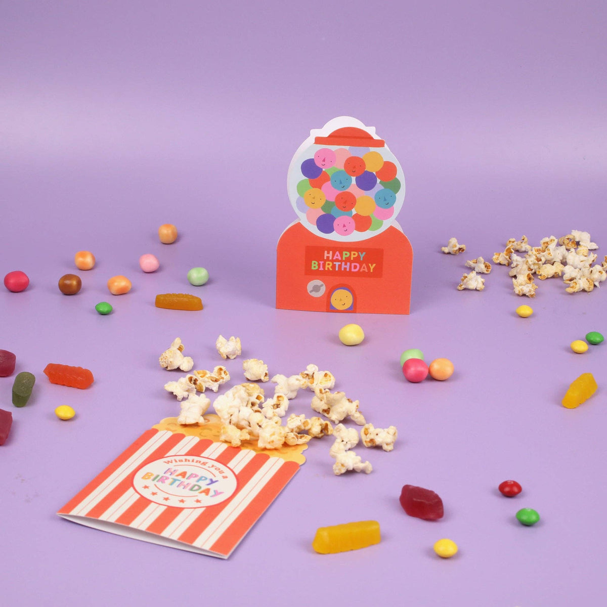 Mifkins | Popcorn Birthday Card