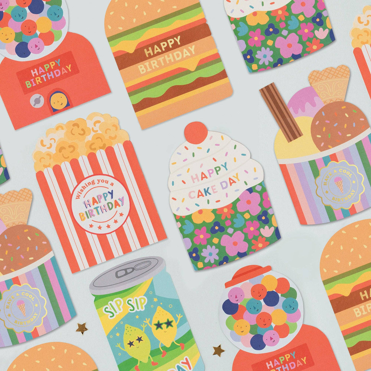 Mifkins | Popcorn Birthday Card