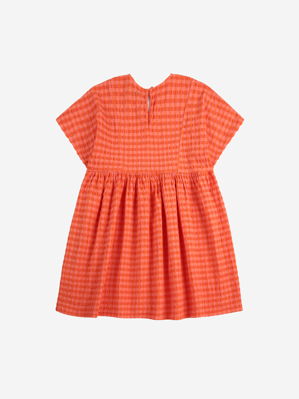 Bobo Choses - Vichy woven dress SS25 — worn on model
