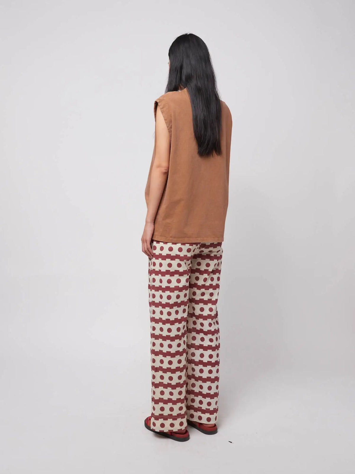 Bobo Choses WOMAN - Geometric print wide-leg trousers — side view
