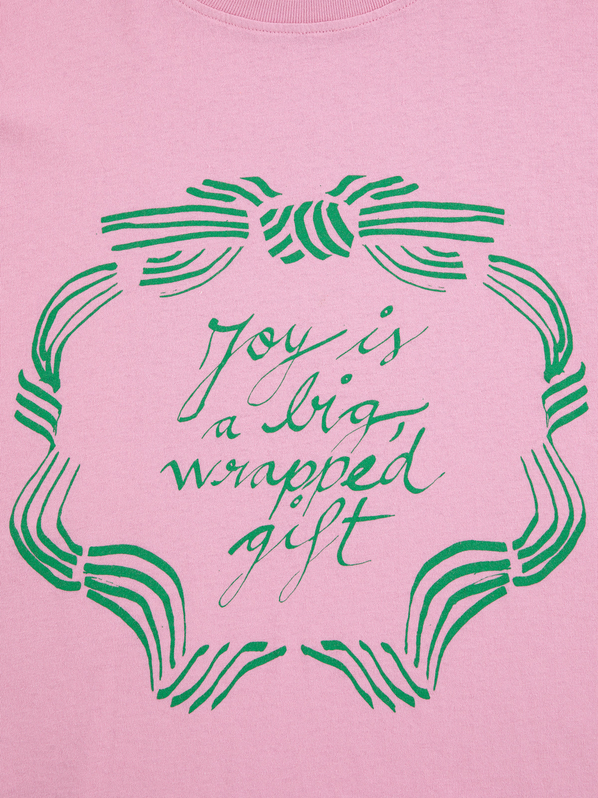 Bobo Choses *Limited Edition - Ribbon Gift T-shirt — close-up detail