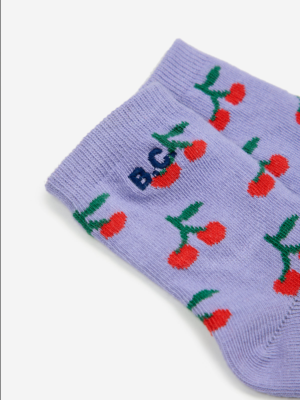 Bobo Choses BABY - Baby Cherry all over short socks — styled lifestyle shot