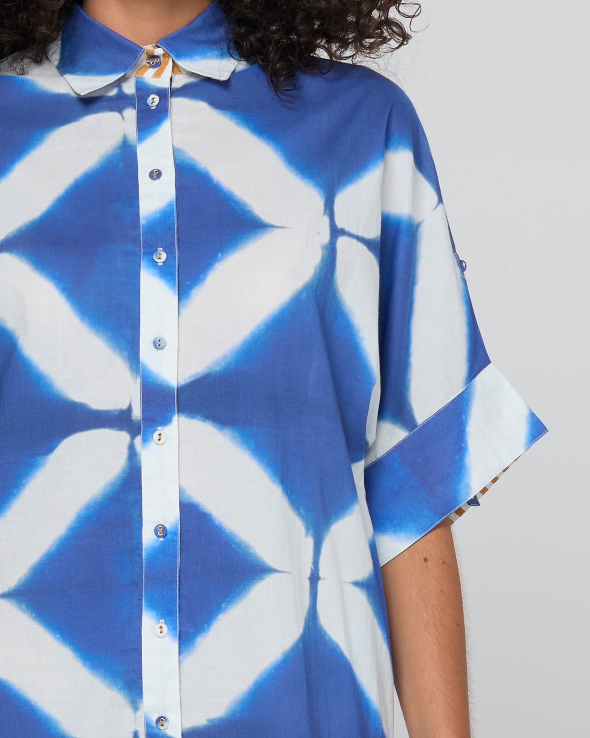 Boom Shankar | Maui Shirt Dress - Block Print
