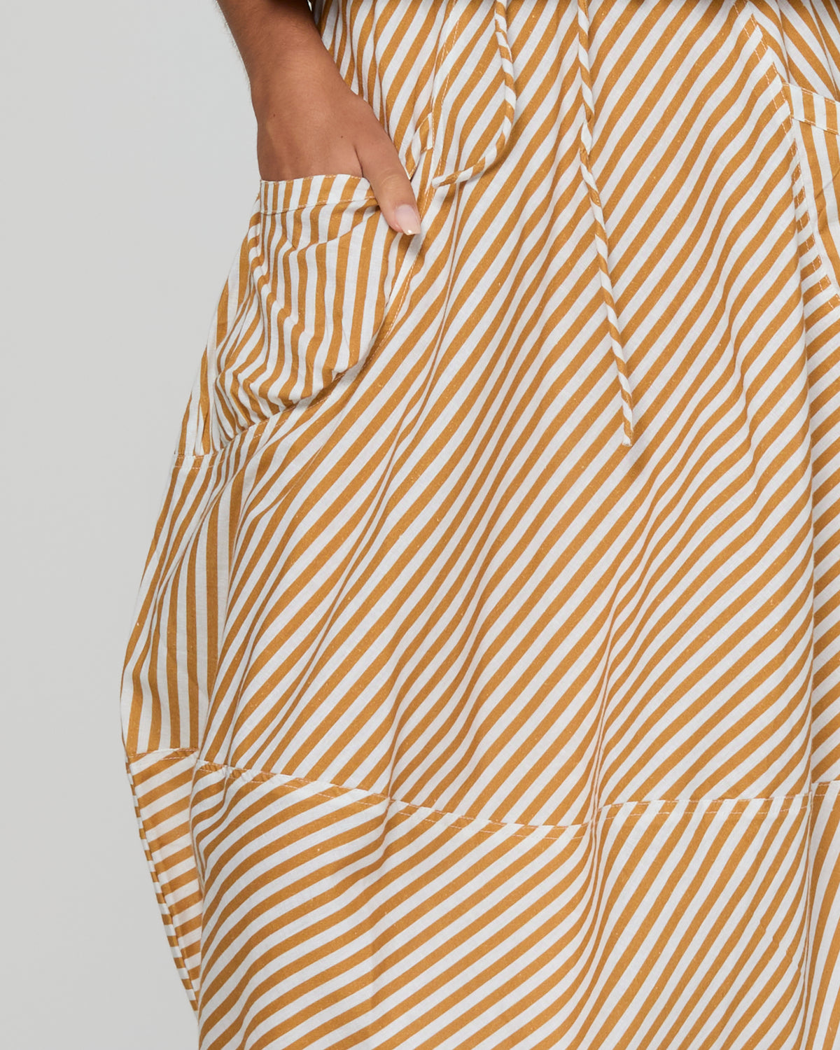 Boom Shankar | Guru Skirt- Mustard Stripe