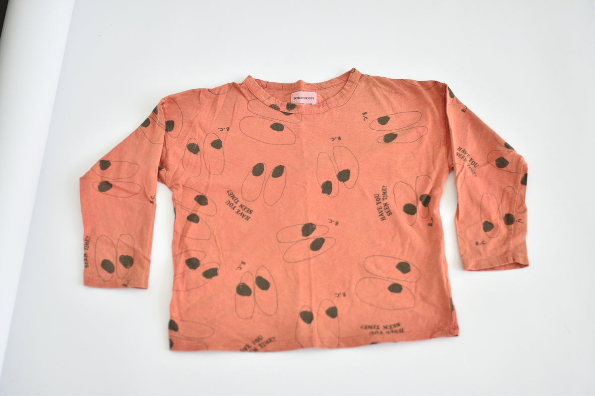 RE LOVED Bobo Choses t-shirt size 6-7 — product detail shot
