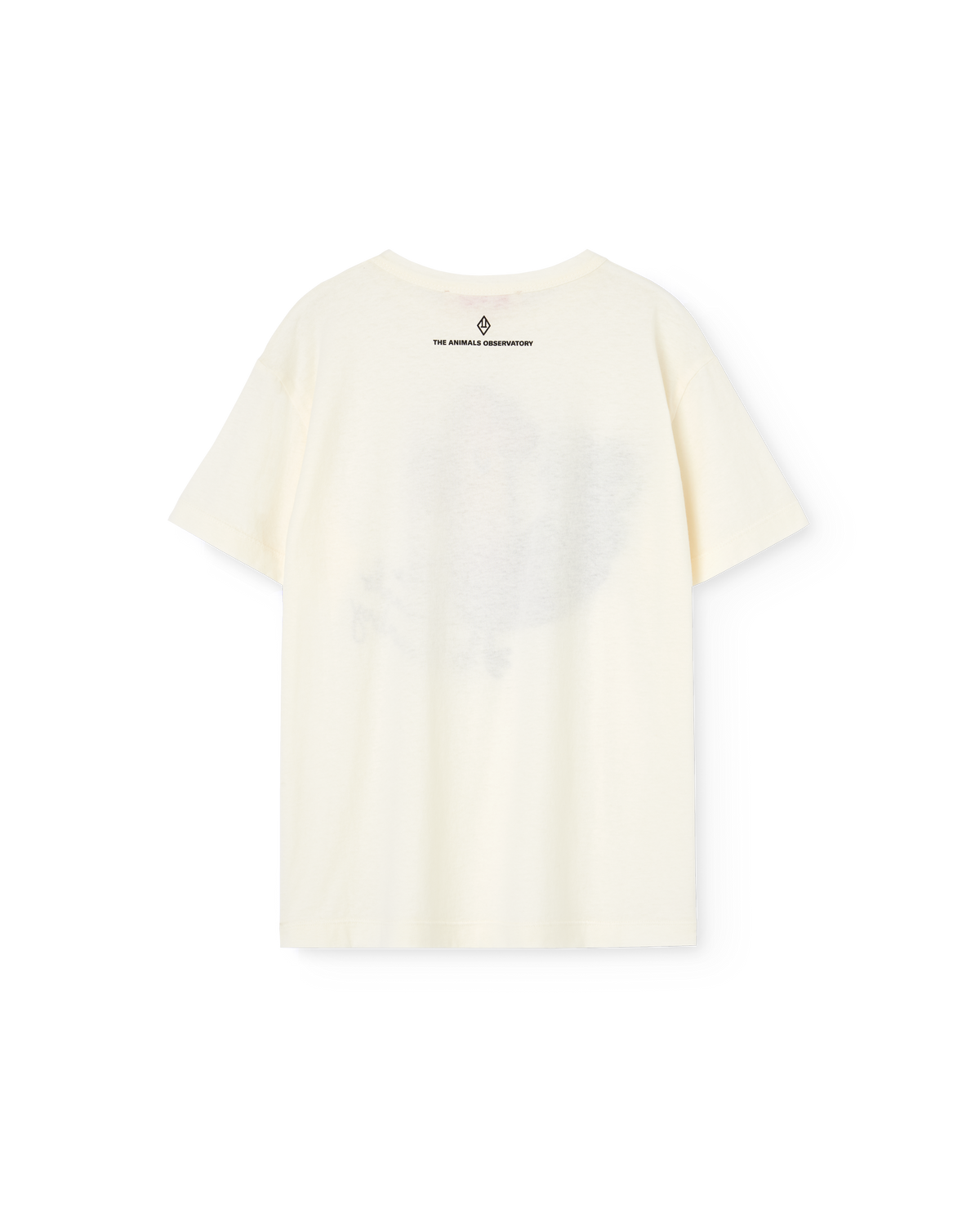 The Animals Observatory - White Rooster T-Shirt- Rooster — back view flat lay
