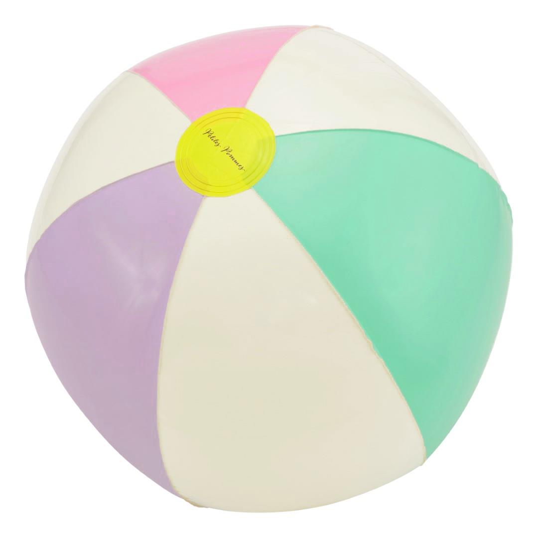 Petites Pommes - Otto Beach Ball - Sorbet — front view flat lay