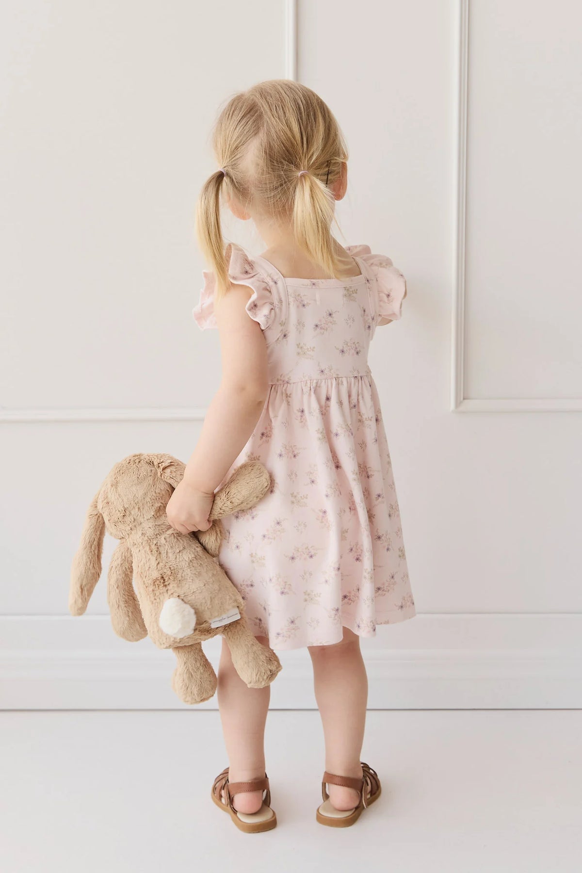 Jamie Kay Snuggle Bunnies - Penelope the Bunny - Caramel 30cm — styled lifestyle shot