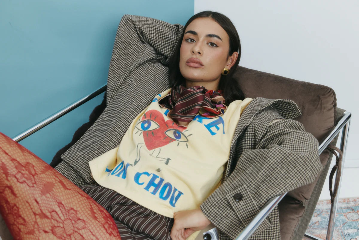 Maku | J'adore Mon Chou Boxy Crop Tee
