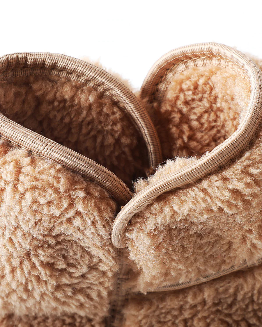 Kip and Co Big Ted Sherpa Boot - sherpa texture detail