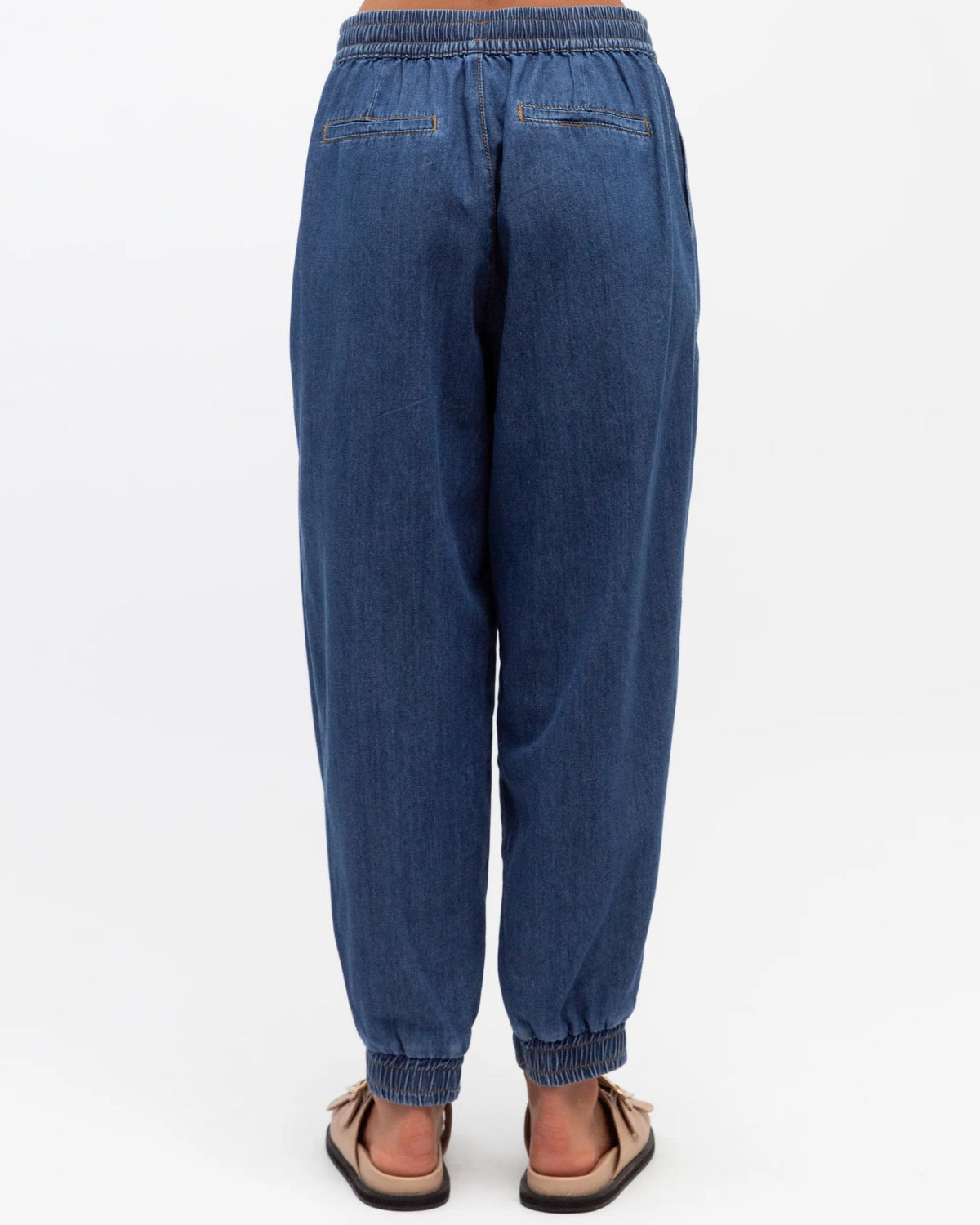 Label of Love Slouchy Chambray Pant - lifestyle styled