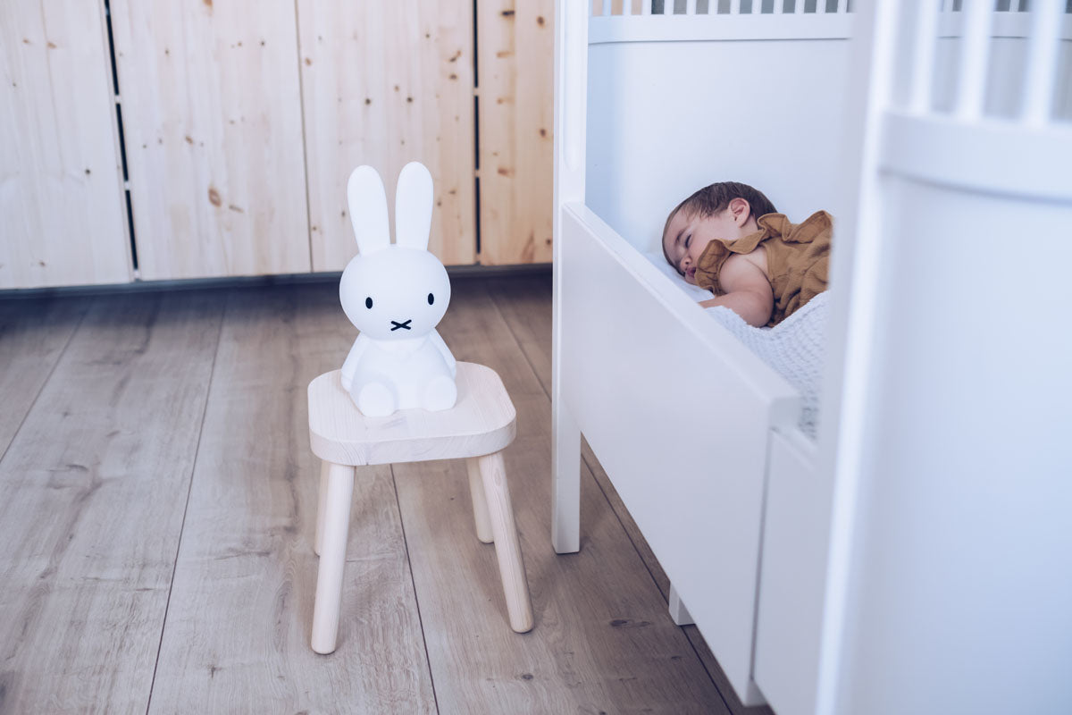 Mr Maria Rechargeable Miffy First Light lamp - lifestyle nursery setting