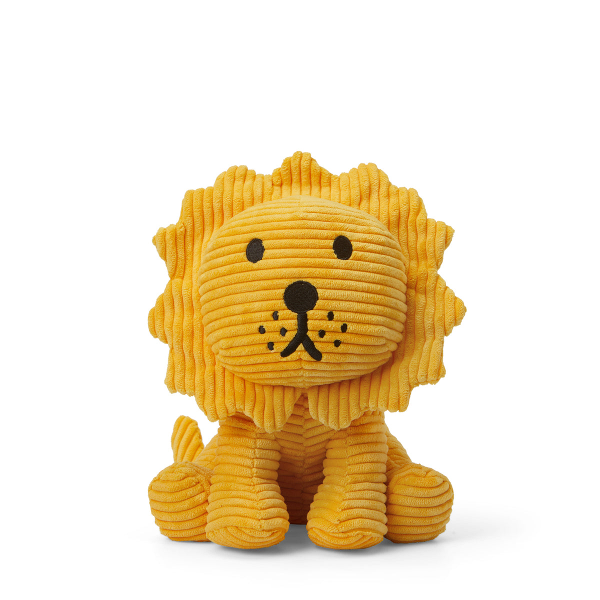 Miffy Lion Corduroy Yellow soft toy - product flatlay