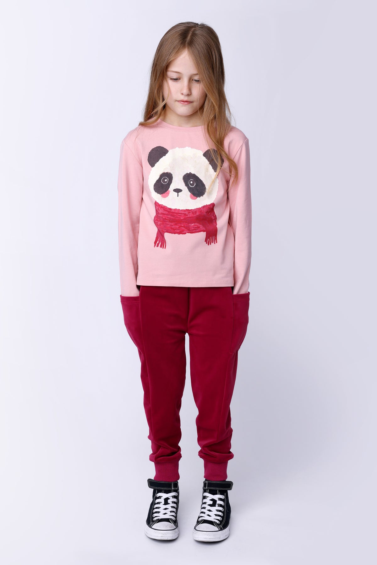 Minti - Cosy Panda Tee — styled lifestyle shot