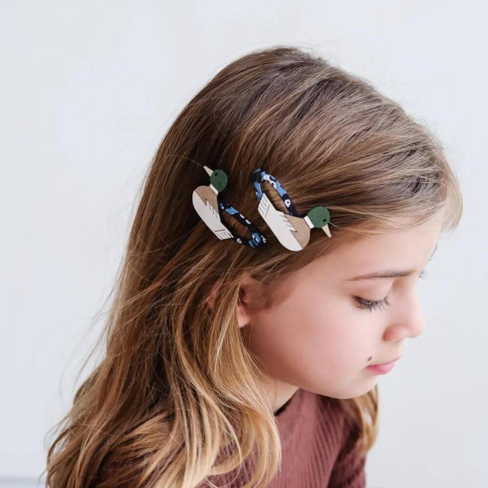 Mimi and Lula - Mallard Clip Set — product detail shot