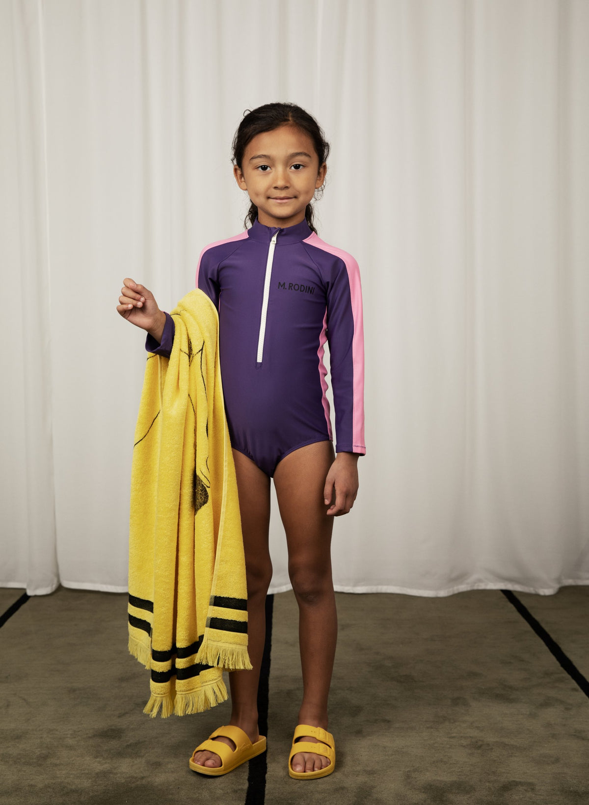 Mini Rodini - Stripe ls uv swimsuit — product detail shot