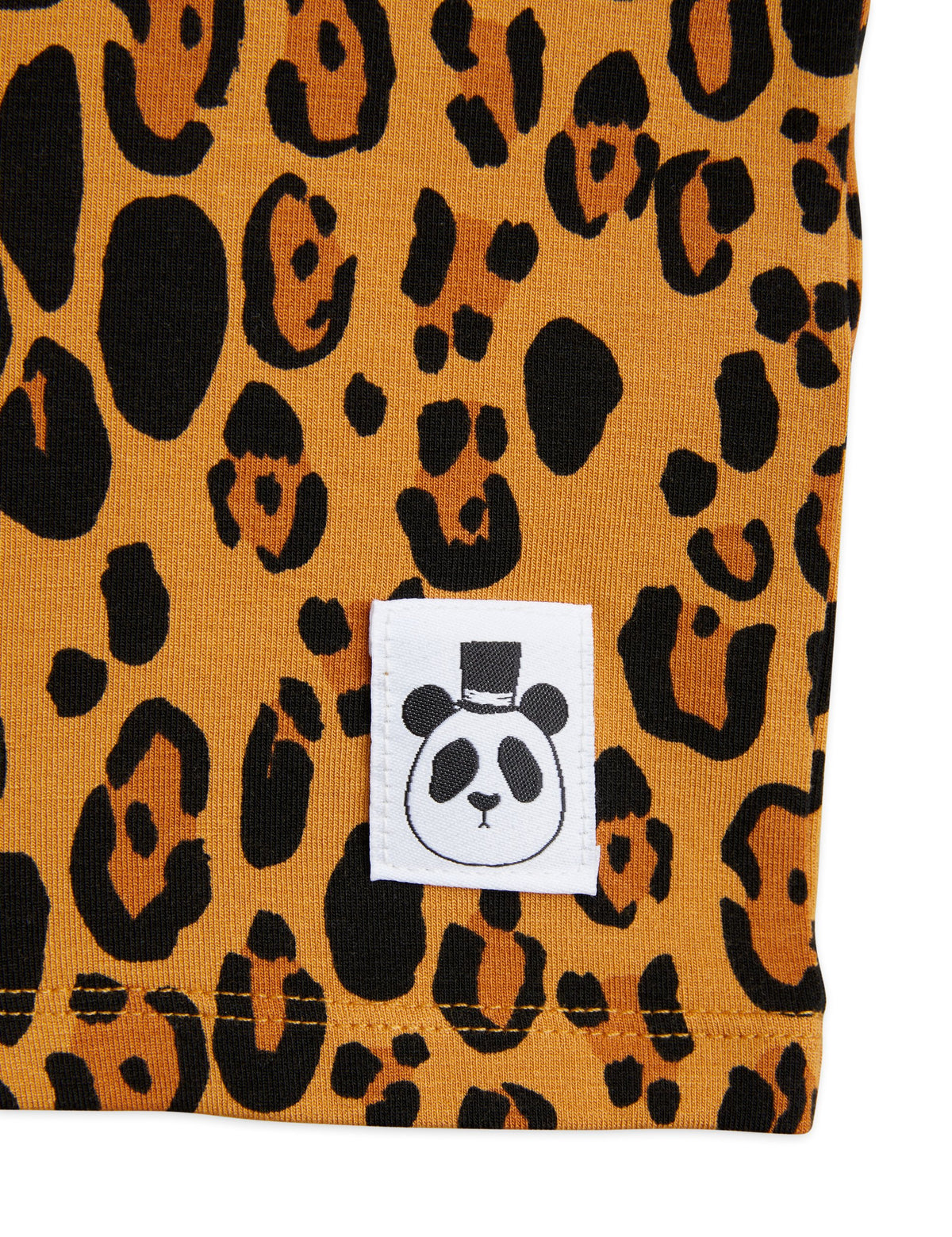 Mini Rodini BABY - Leopard tee — styled lifestyle shot