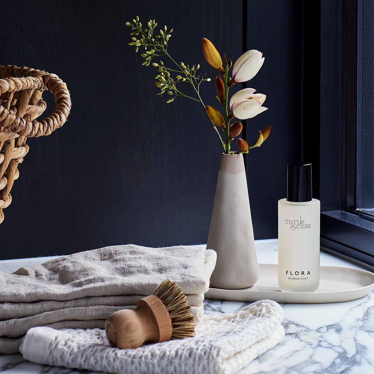 Myrtle & Moss Flora botanical interior scent room spray, view 2