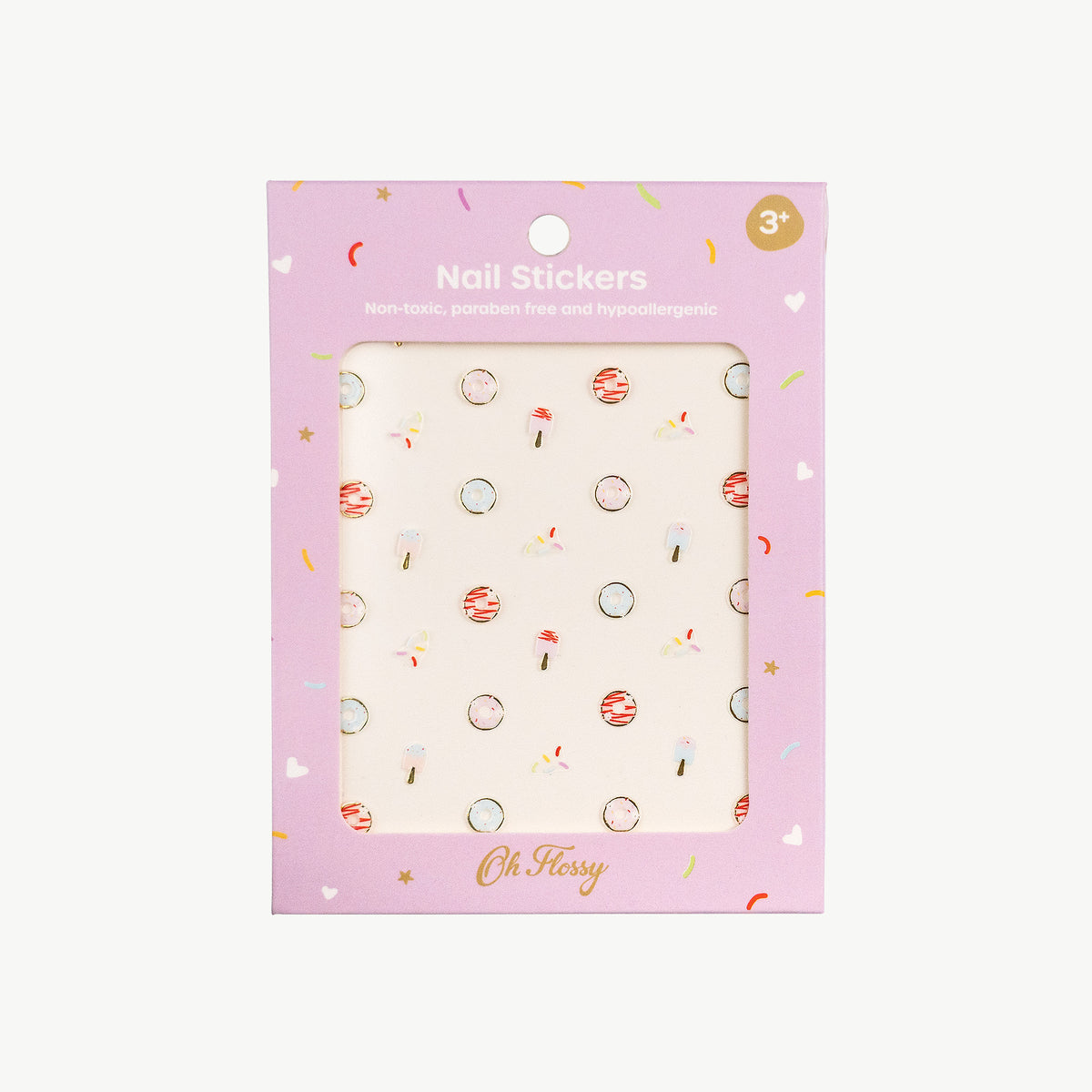 Oh Flossy Nail Stickers Sweets - product flatlay