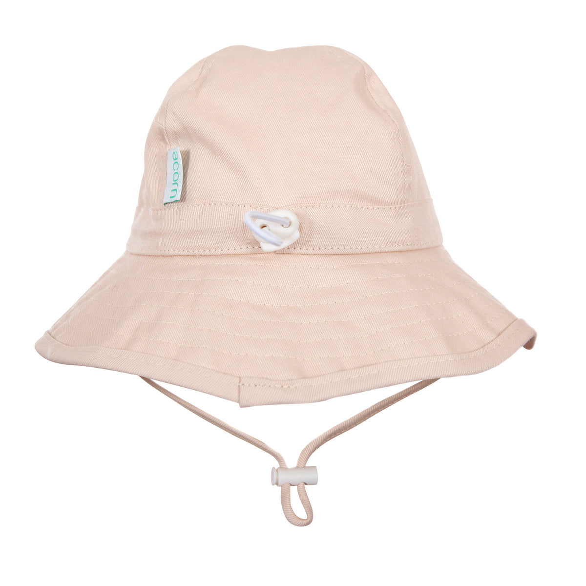 Acorn Baby Vanilla Wide Brim Infant Hat - lifestyle styled