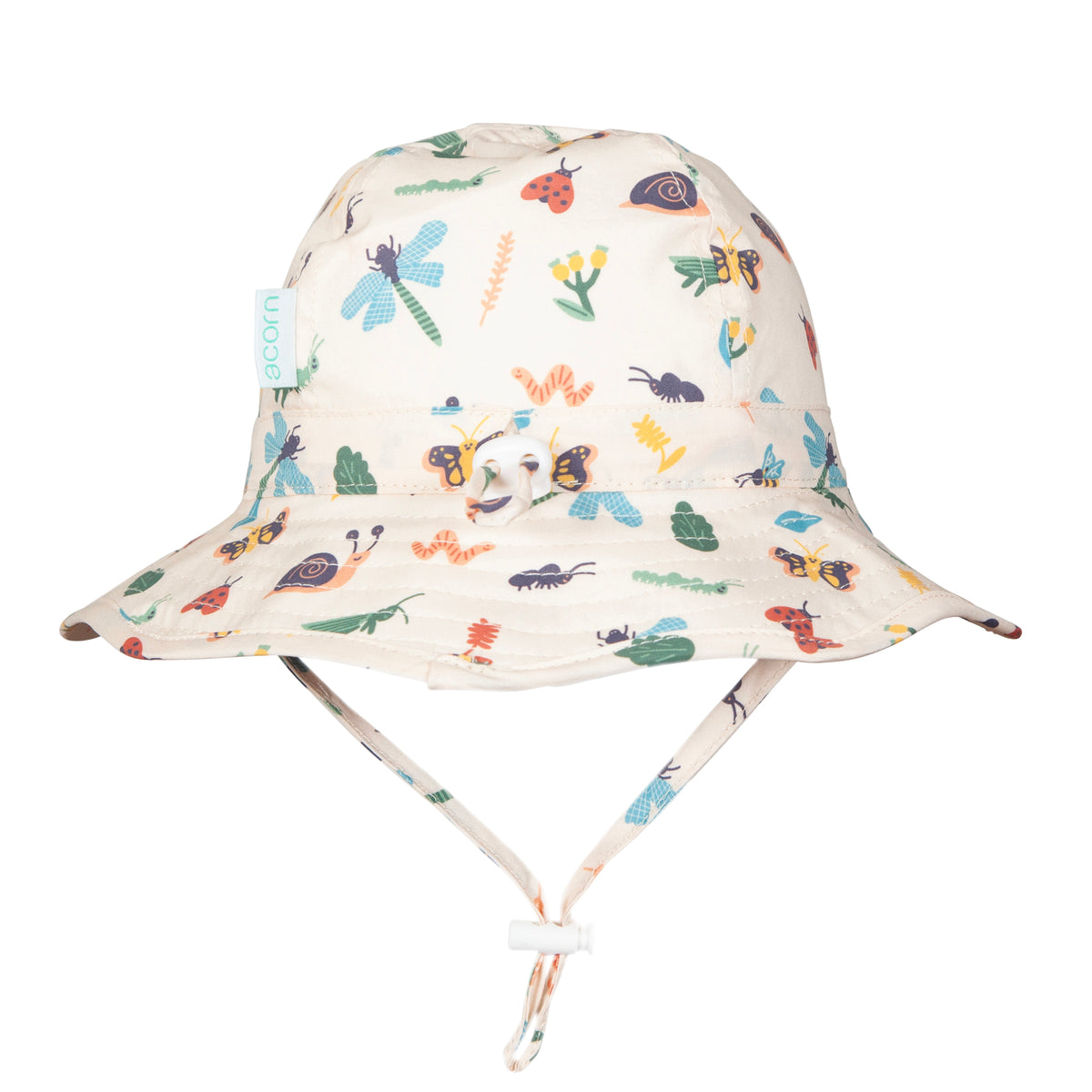 Acorn BABY | Garden Friends Wide Brim Infant Hat