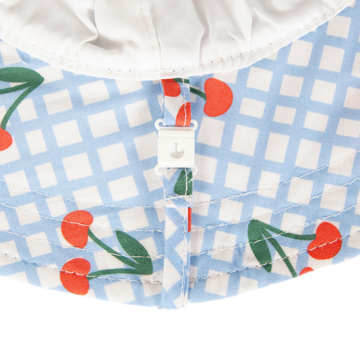 Acorn | Cherry Checks Wide Brim Sunhat
