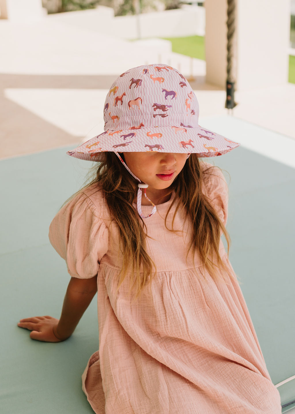 Acorn | Lilac Unicorn Wide Brim Sunhat