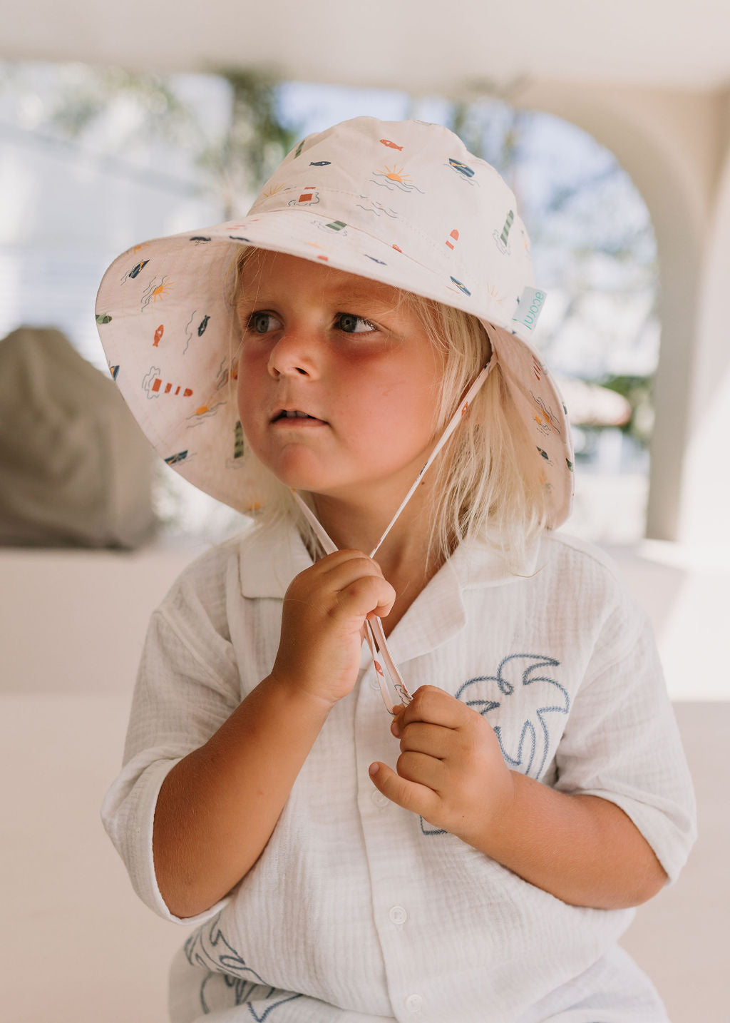Acorn | Lighthouse Wide Brim Bucket Hat