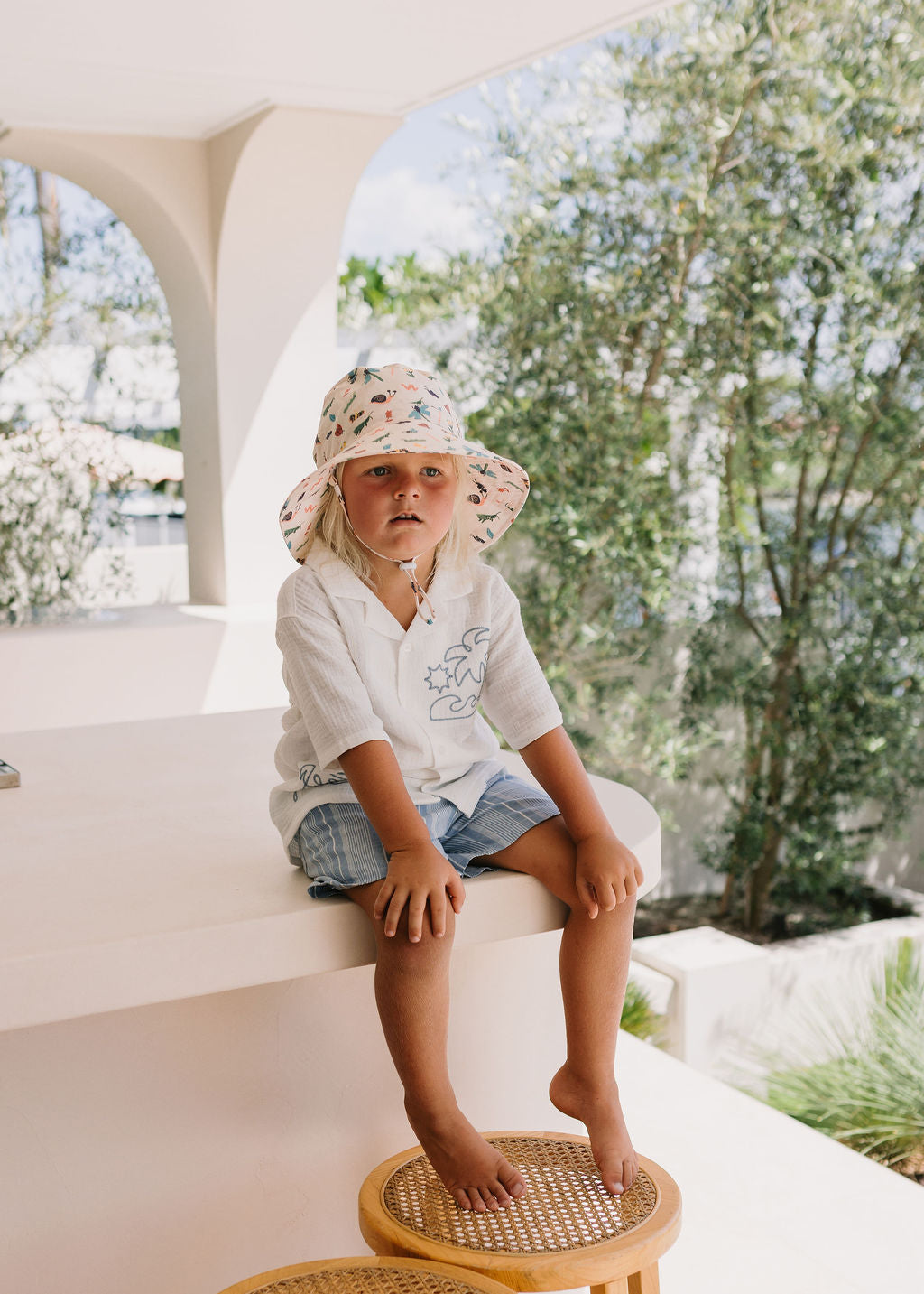 Acorn | Lighthouse Wide Brim Bucket Hat