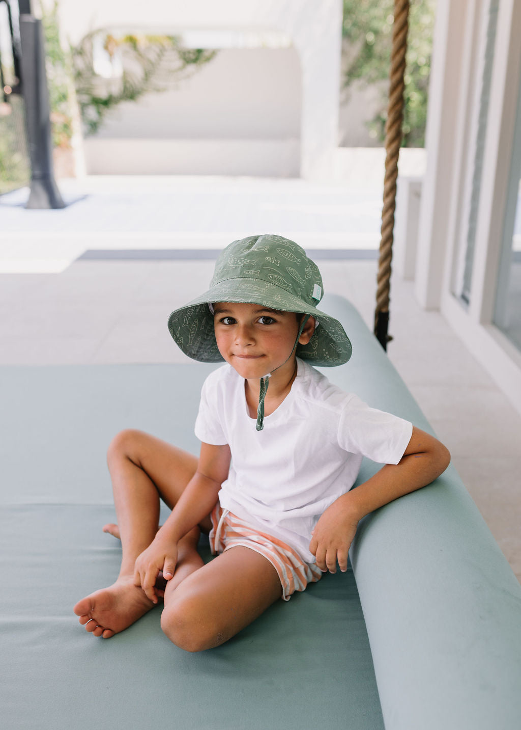 Acorn | School Of Fish Wide Brim Bucket Hat