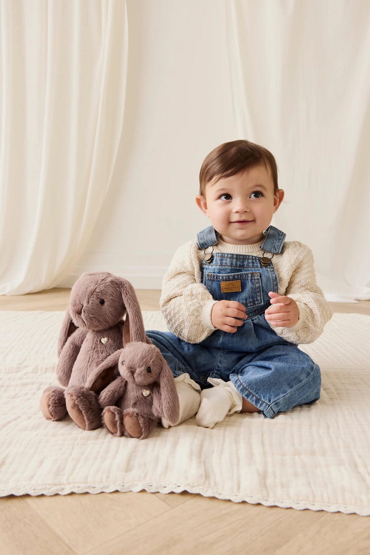 Jamie Kay Snuggle Bunnies | Penelope the Bunny - Spice 30cm