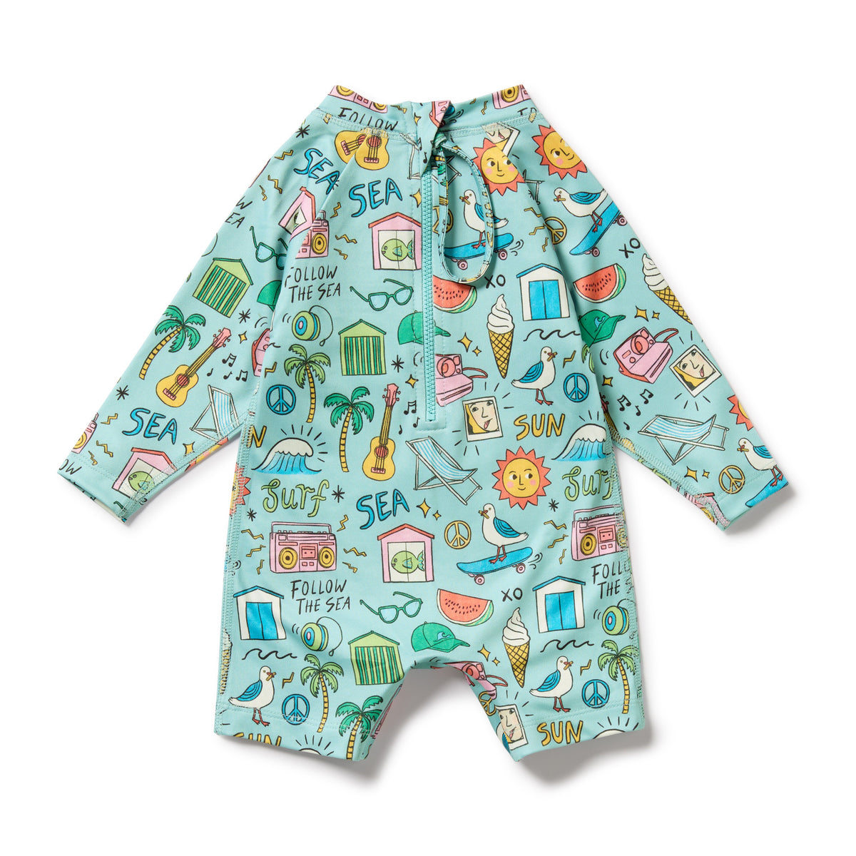 Wilson and Frenchy Sun Surf and Sea One Piece Boyleg Swimsuit - lifestyle beach