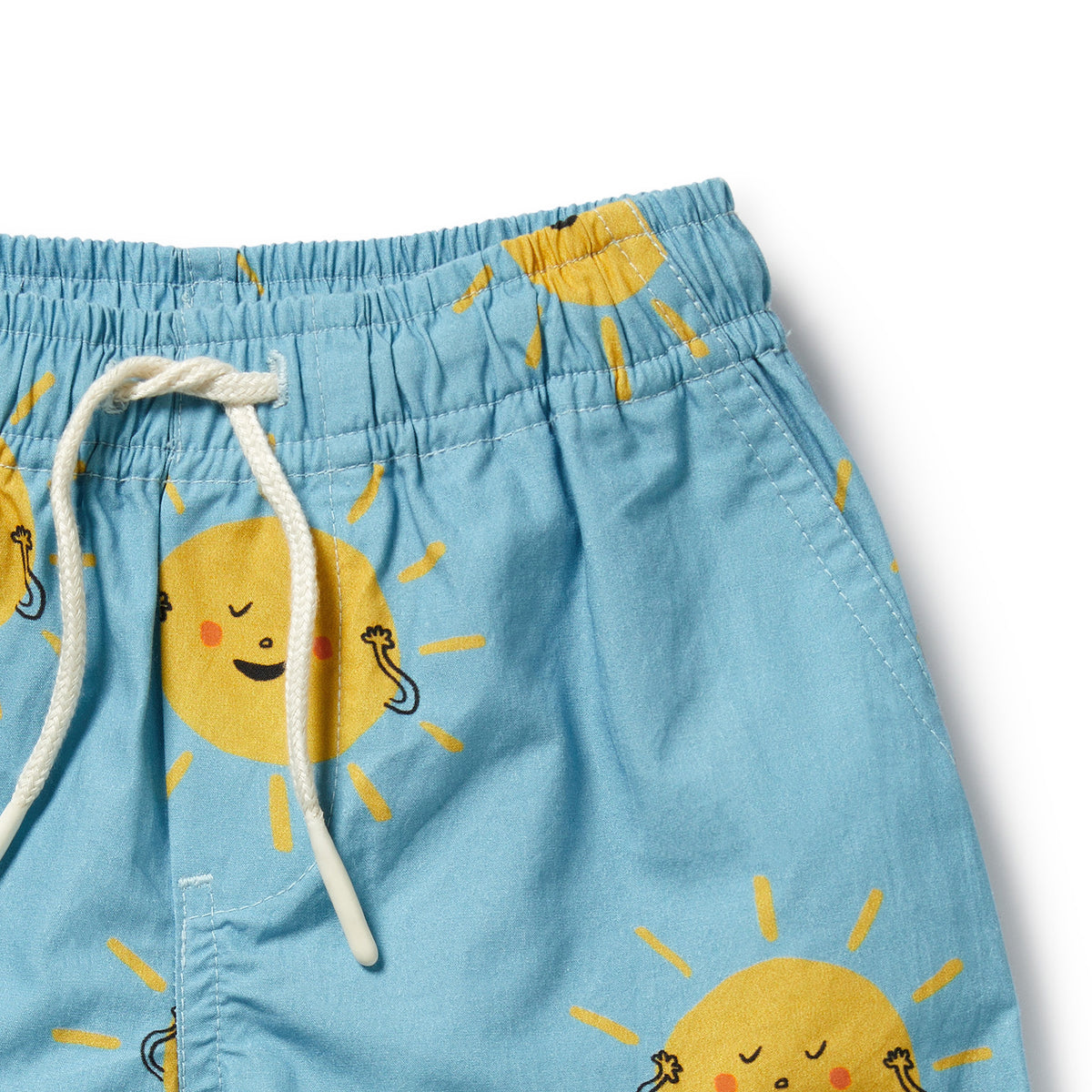 Wilson and Frenchy Sunny Days Swim Board Short - print detail close-up