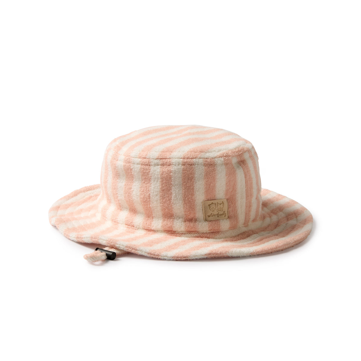 Wilson and Frenchy Strawberry Wave Organic Terry Sun Hat - product flatlay