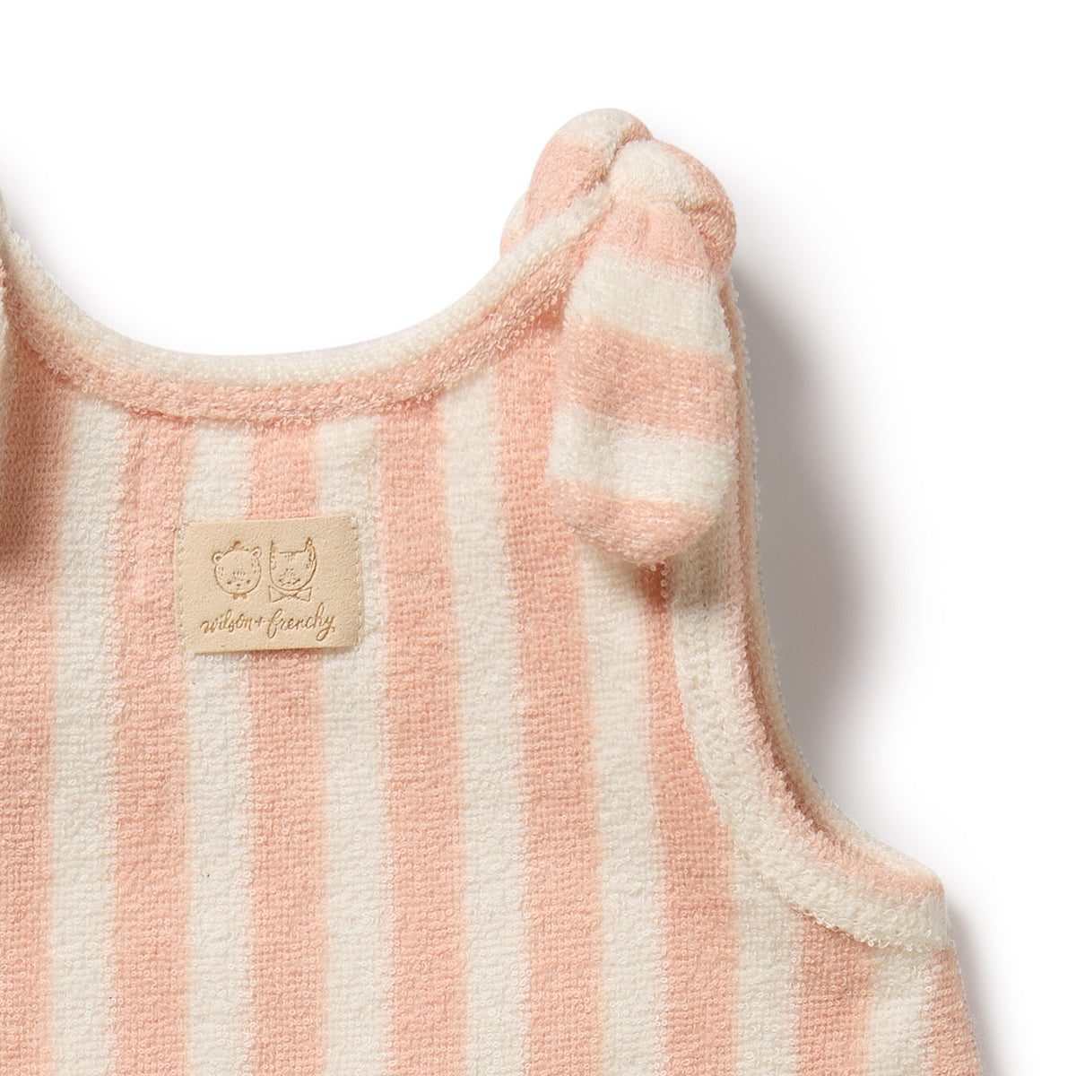 Wilson and Frenchy Strawberry Wave Organic Terry Singlet - lifestyle styled