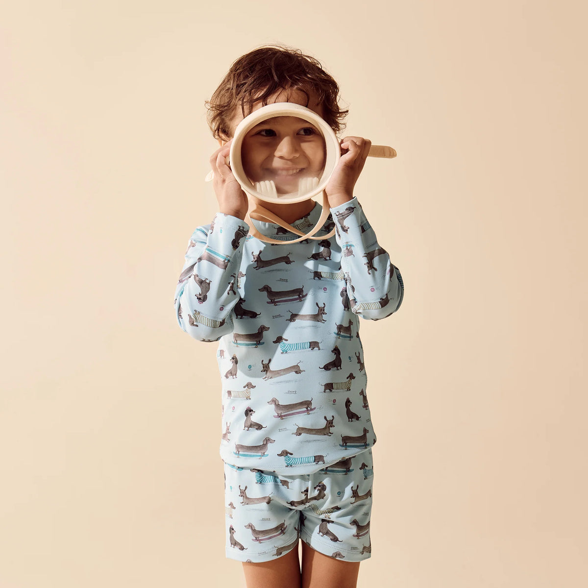 Wilson & Frenchy Dashing rashie swim set, view 2