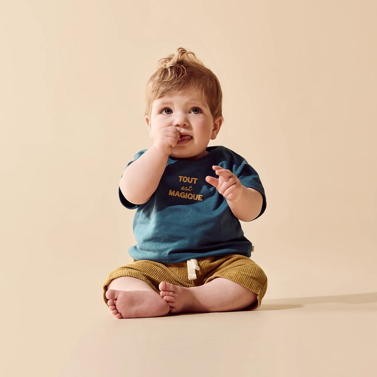 Wilson & Frenchy Tout est Magique organic kids tee, view 2
