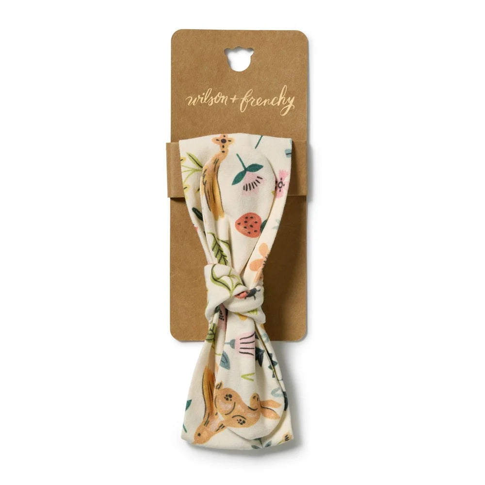 Wilson & Frenchy Summer Garden organic baby headband, view 2